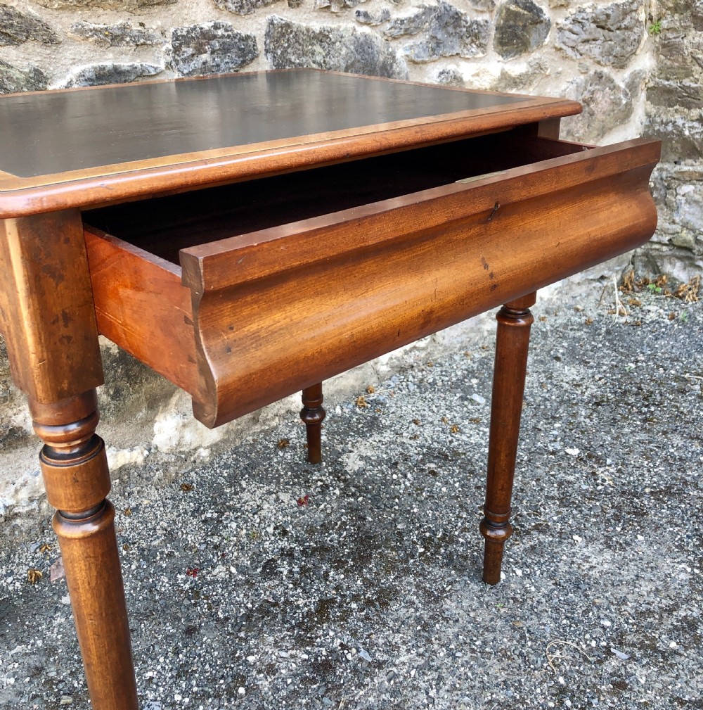 Small Victorian Mahogany Writing Table View VI