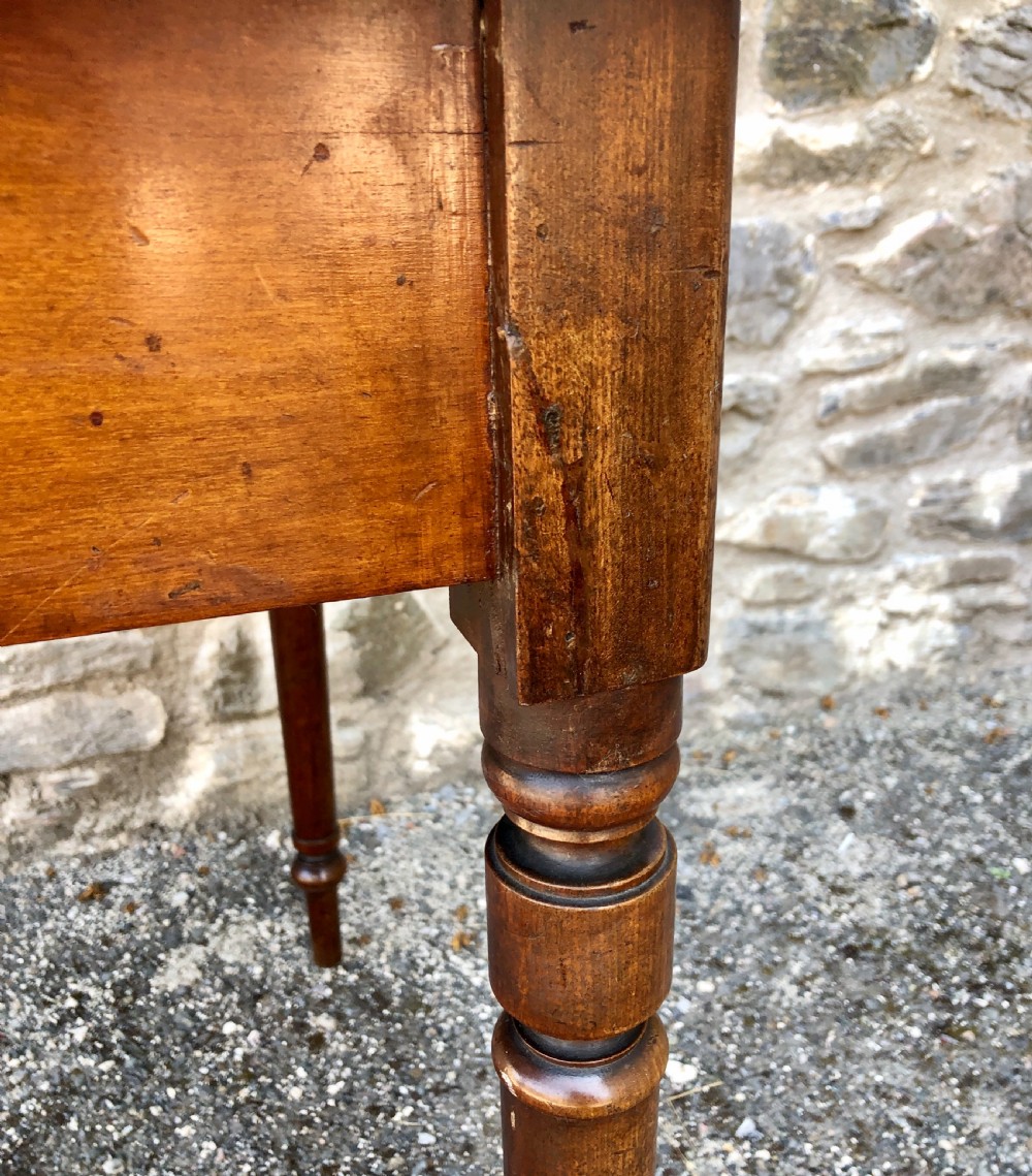 Small Victorian Mahogany Writing Table View XIV