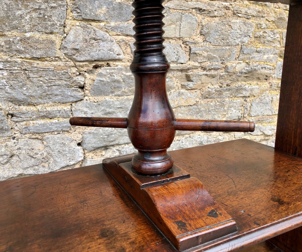 Georgian Oak Linen Press Chest View XIV