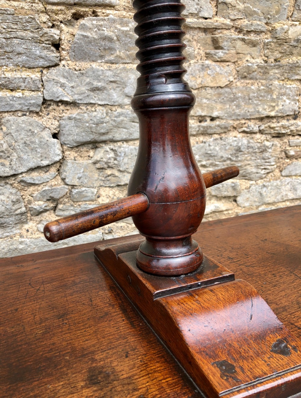 Georgian Oak Linen Press Chest View XXII