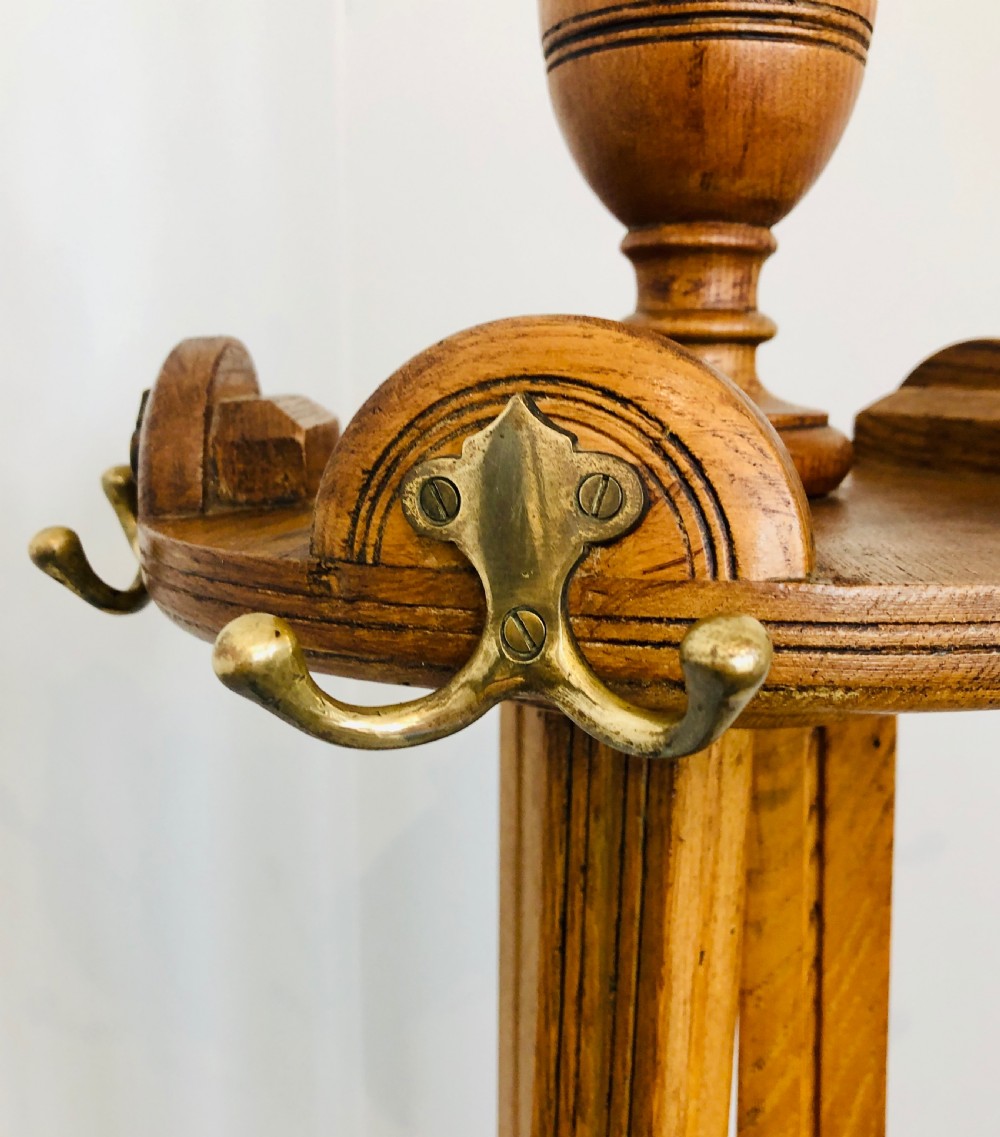 Edwardian Revolving Hat and Coat Stand View IV