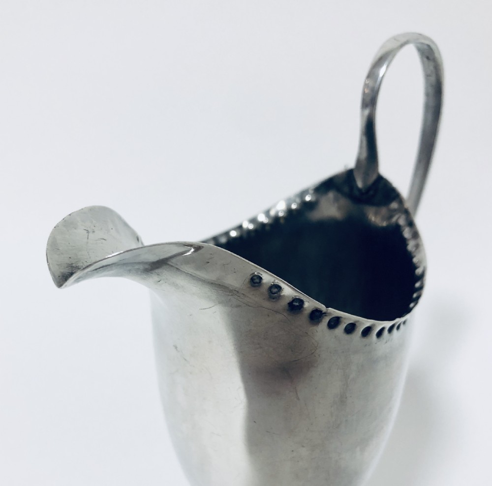 18th Century Georgian Silver Cream Jug View VIII