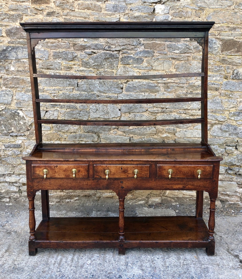 18th Century Georgian Oak Potboard Dresser