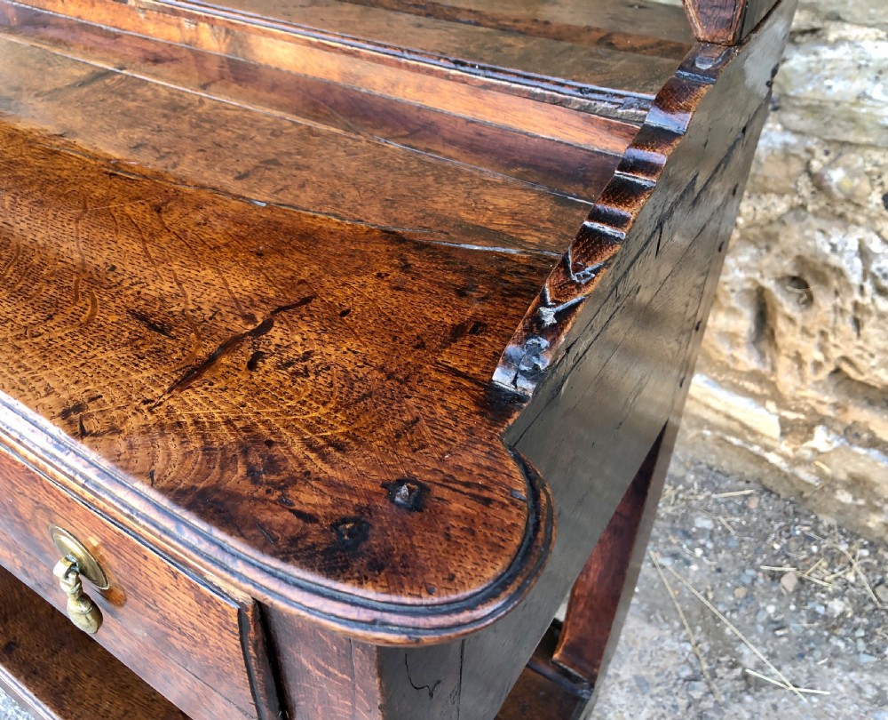 18th Century Georgian Oak Potboard Dresser View XIII