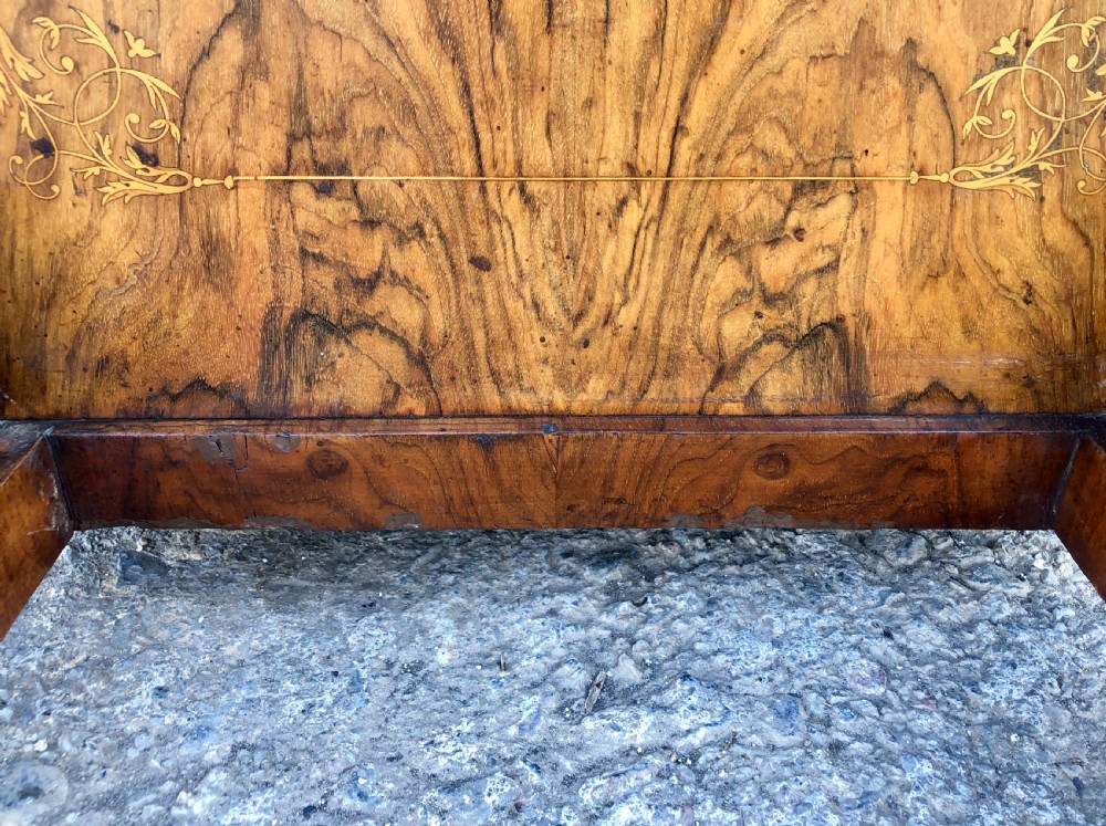 Antique Victorian Burr Walnut Davenport Desk View XVIII