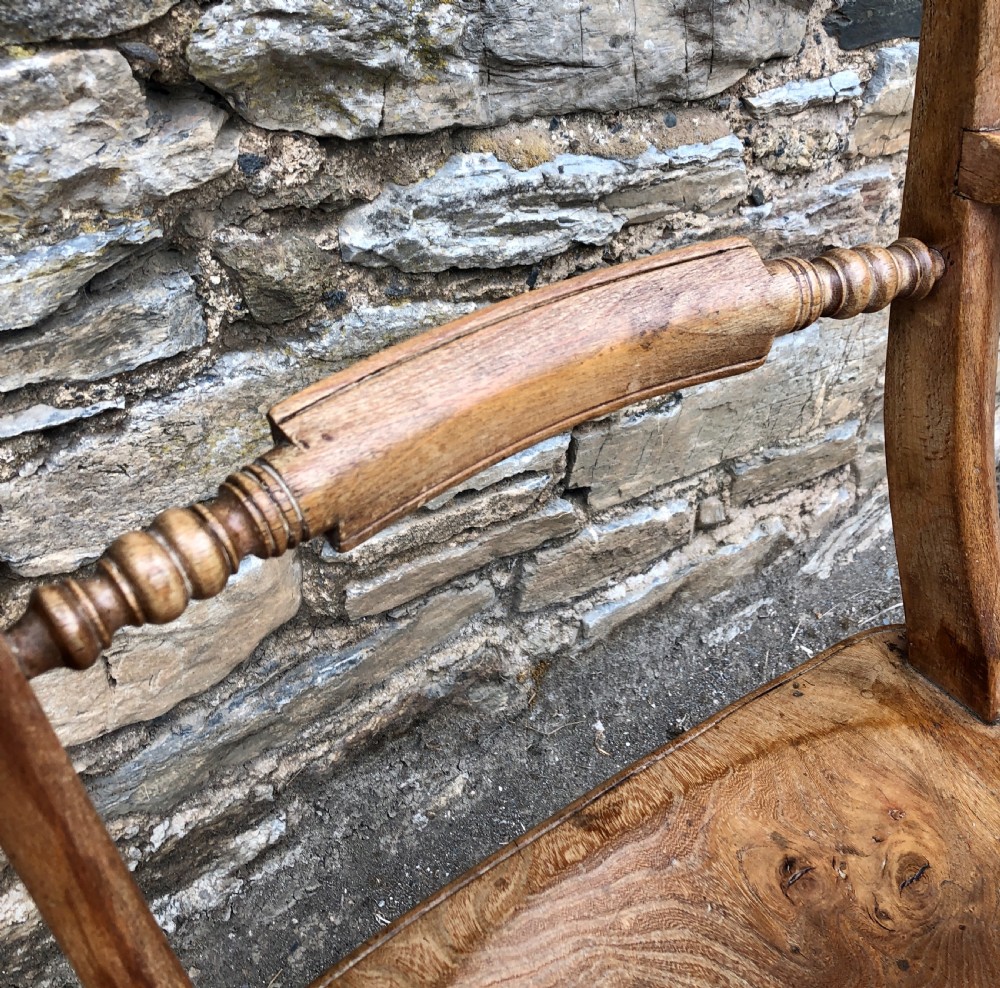 Antique Windsor Bar Back Carver Chair View XII
