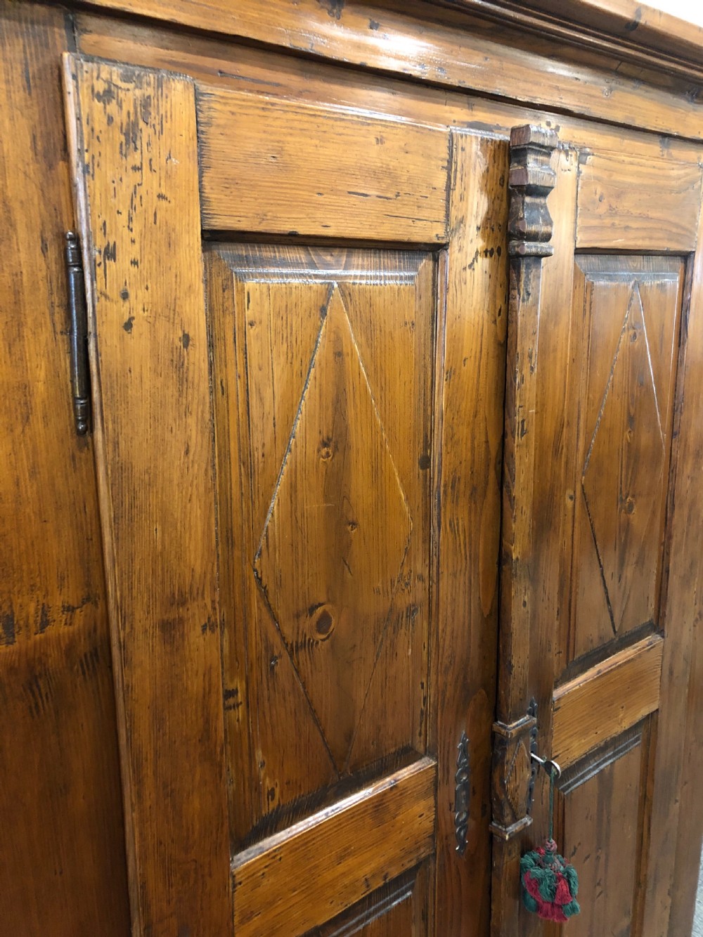 Antique Swiss Pine Storage Cupboard View VIII