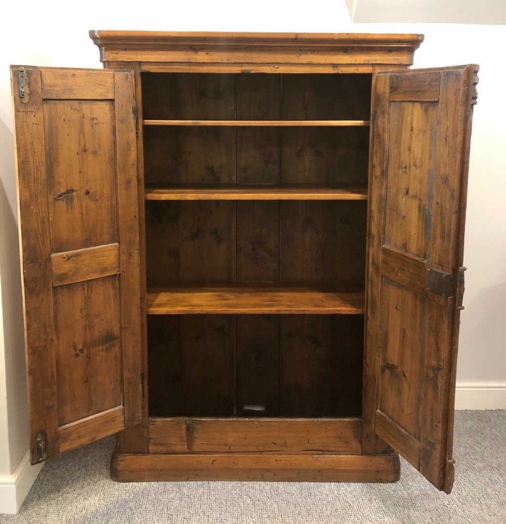 Antique Swiss Pine Storage Cupboard View IX