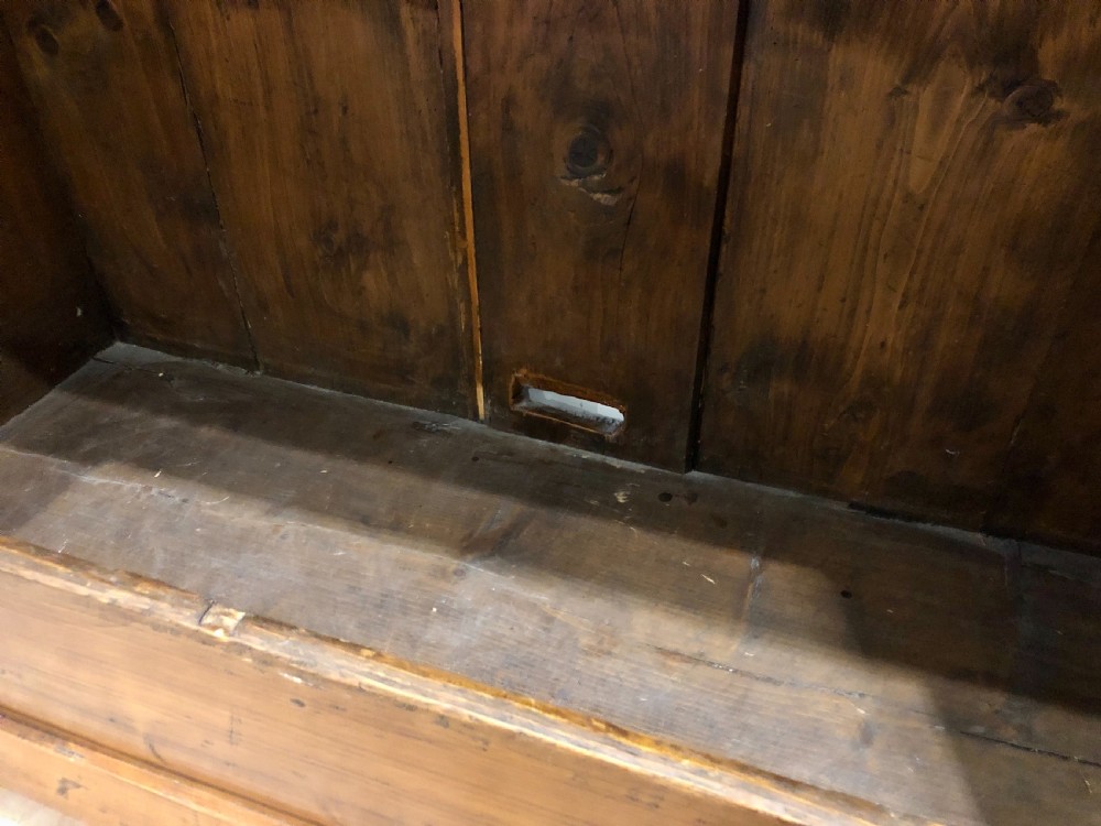 Antique Swiss Pine Storage Cupboard View XI