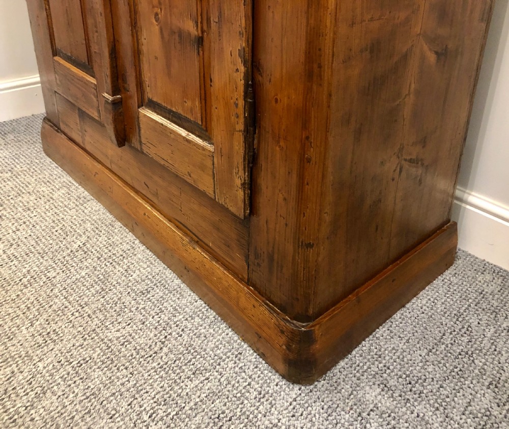 Antique Swiss Pine Storage Cupboard View XV