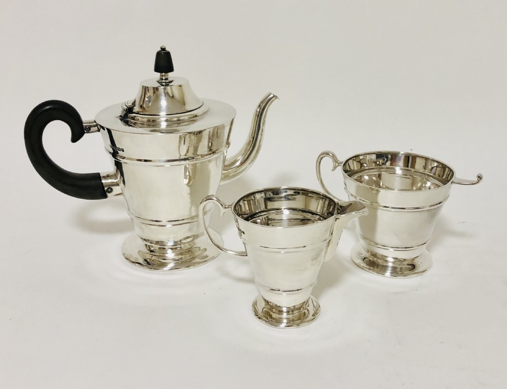 Antique Solid Silver Bachelor's Tea Set