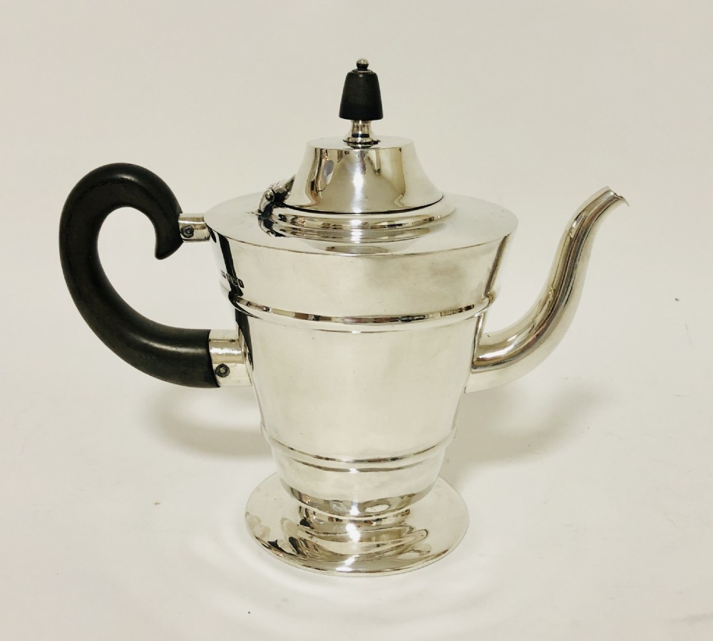 Antique Solid Silver Bachelor's Tea Set View II