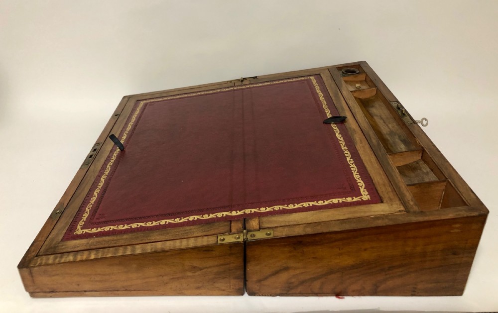 Antique Victorian Tunbridge Ware Writing Slope Box View VIII