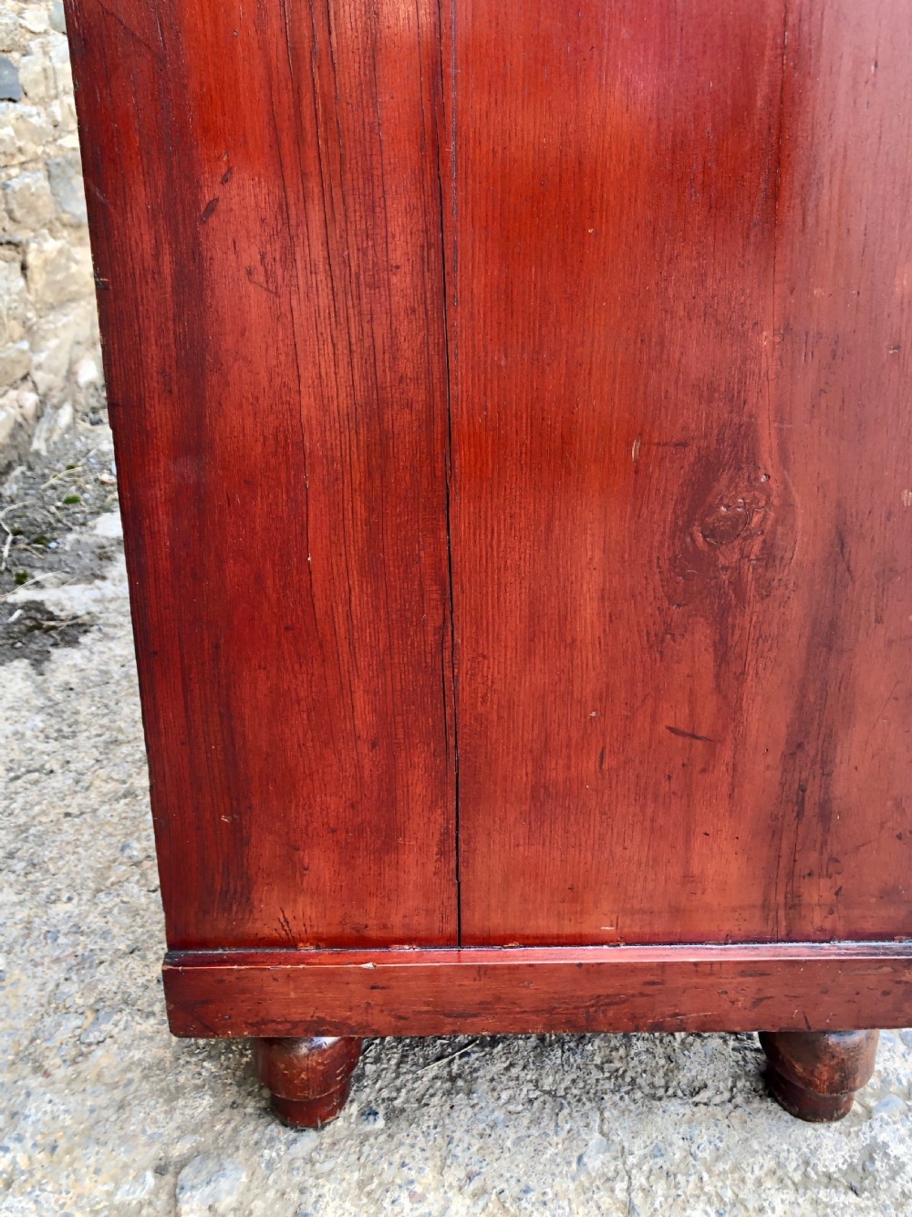 Victorian Pine Chest of Drawers with Original Finish View XVI
