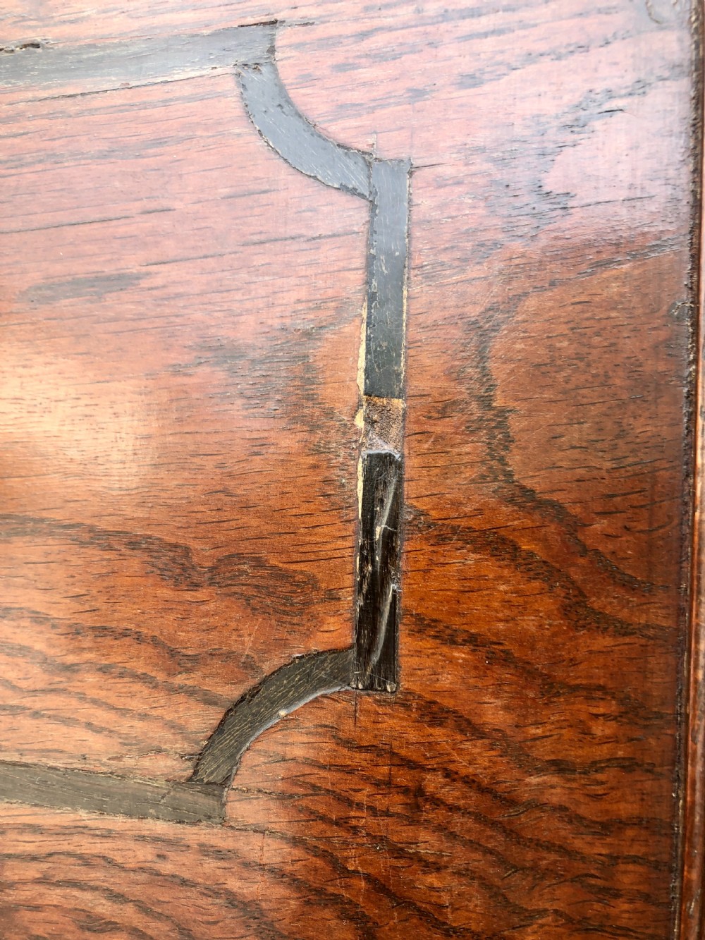Large Georgian Oak Floorstanding Corner Cupboard  View XXII