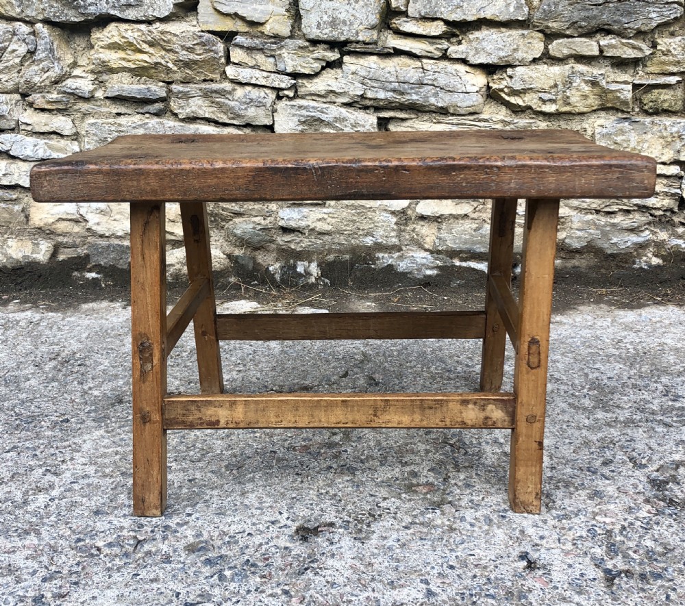 Primitive Slab Top Pig Table View IV