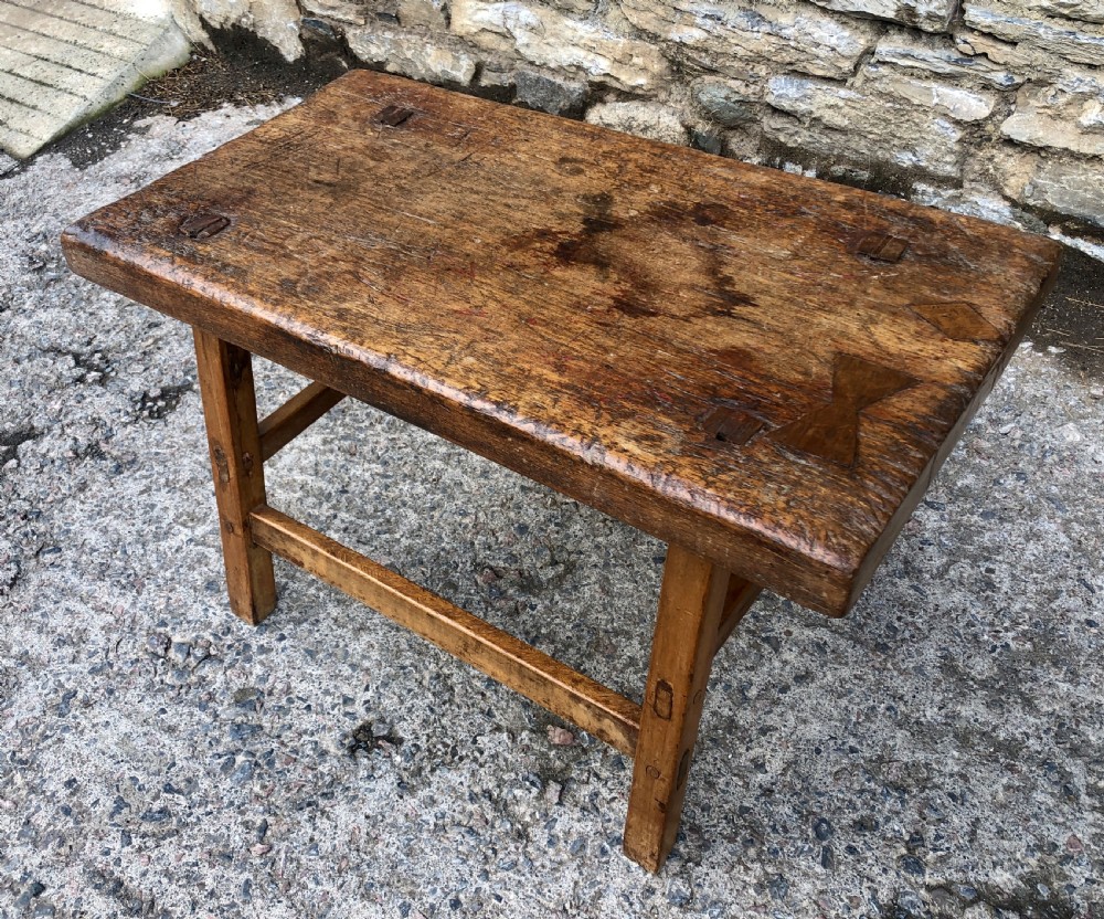 Primitive Slab Top Pig Table View VIII