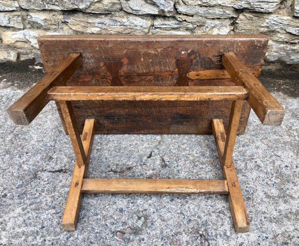 Primitive Slab Top Pig Table View XI