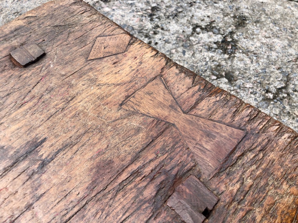 Primitive Slab Top Pig Table View XIII