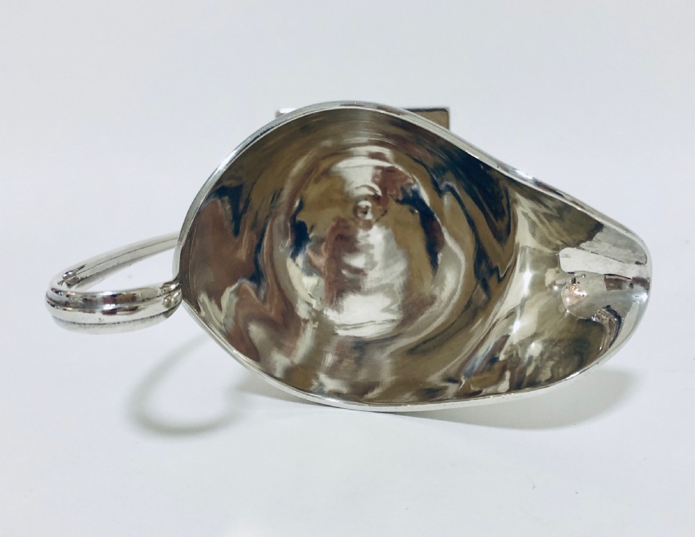 Large Antique Victorian Solid Sterling Silver Cream Milk Jug View IX