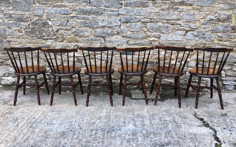 Set of 6 Antique Penny Chairs  View VII