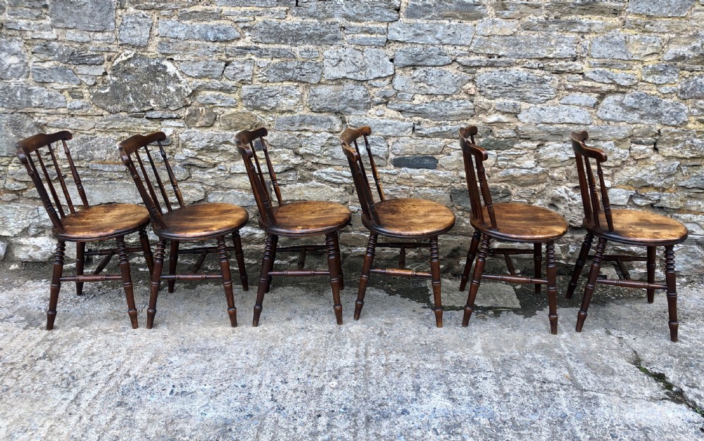 Set of 6 Antique Penny Chairs  View VIII