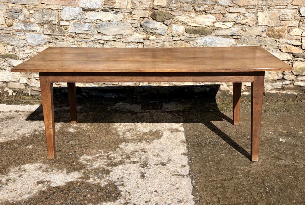 Large Antique French Oak Farmhouse Table  View II