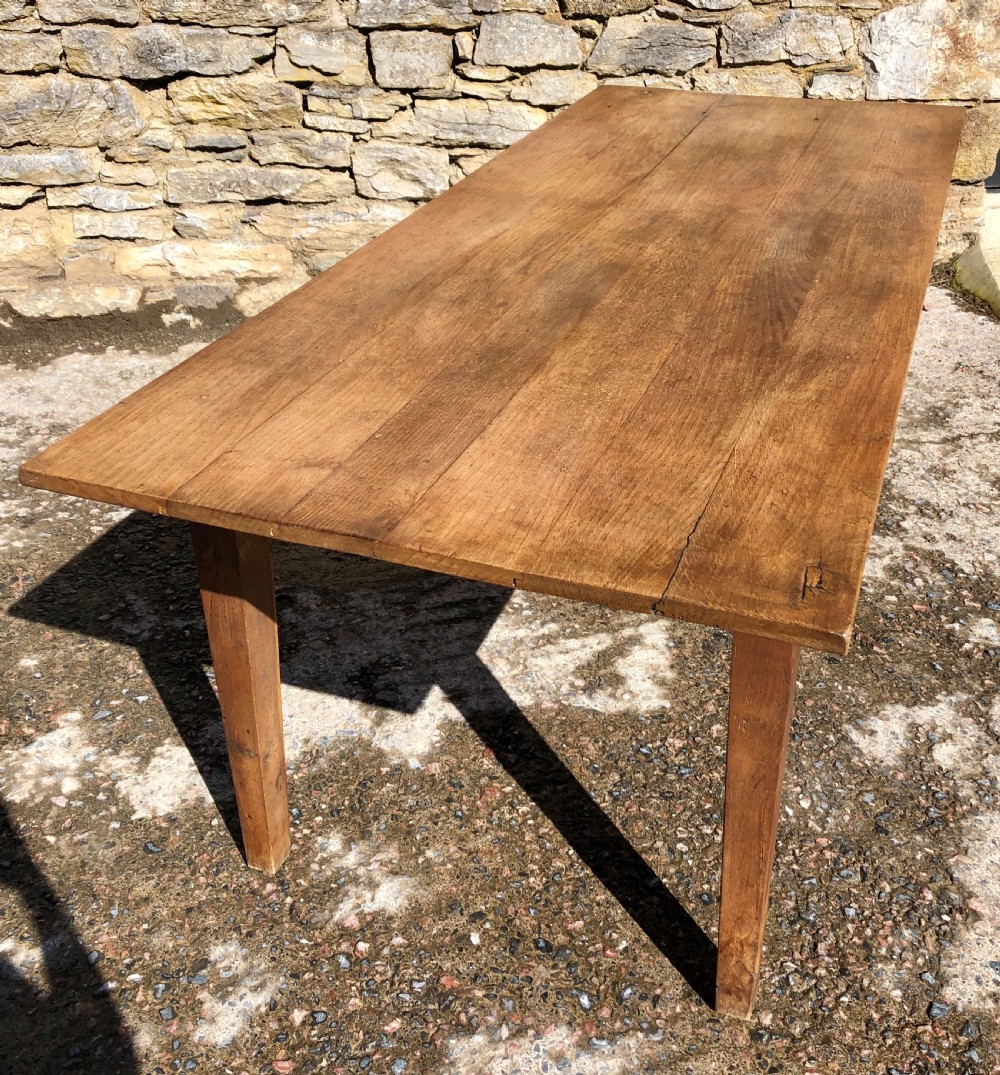 Large Antique French Oak Farmhouse Table  View IV
