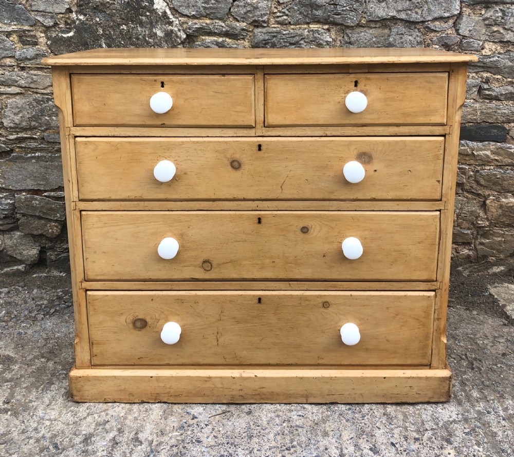 Victorian Pine Chest of Drawers 
