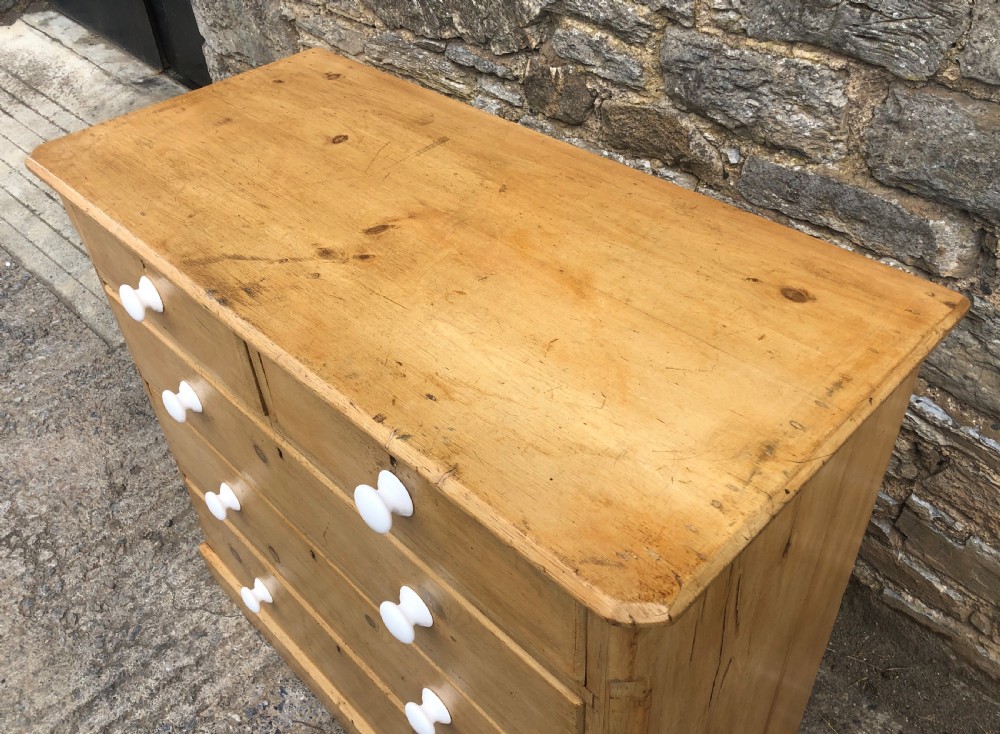 Victorian Pine Chest of Drawers  View VI
