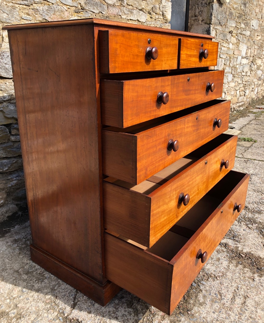 Large Victorian Mahogany Chest of Drawers View X