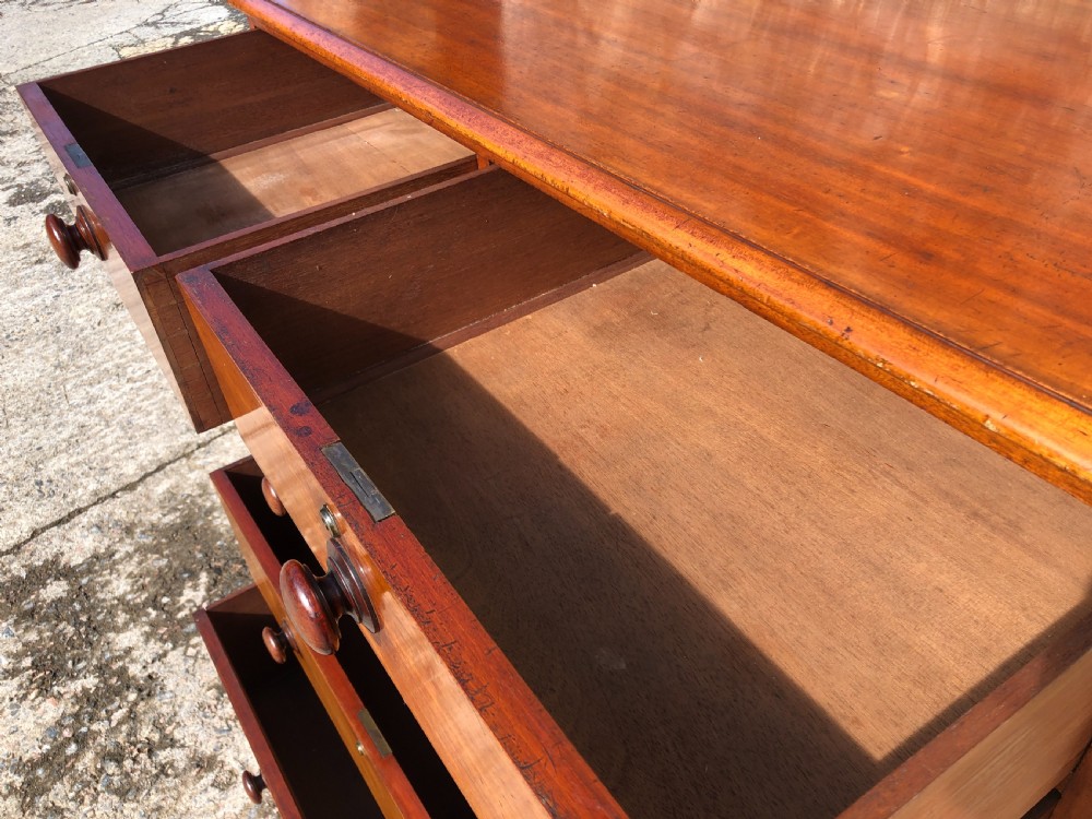 Large Victorian Mahogany Chest of Drawers View XVII