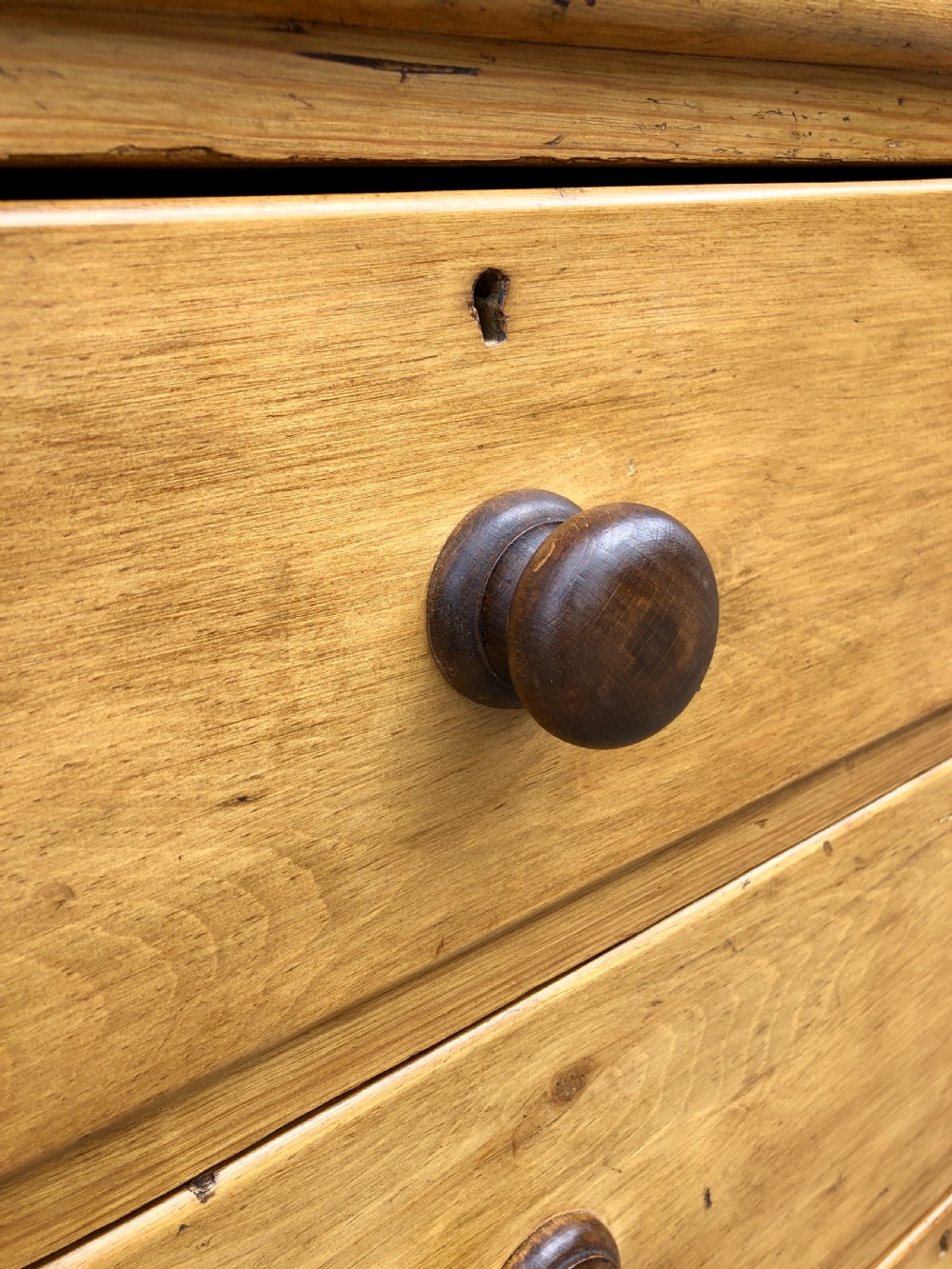 Small Victorian Pine Chest of Drawers View VIII