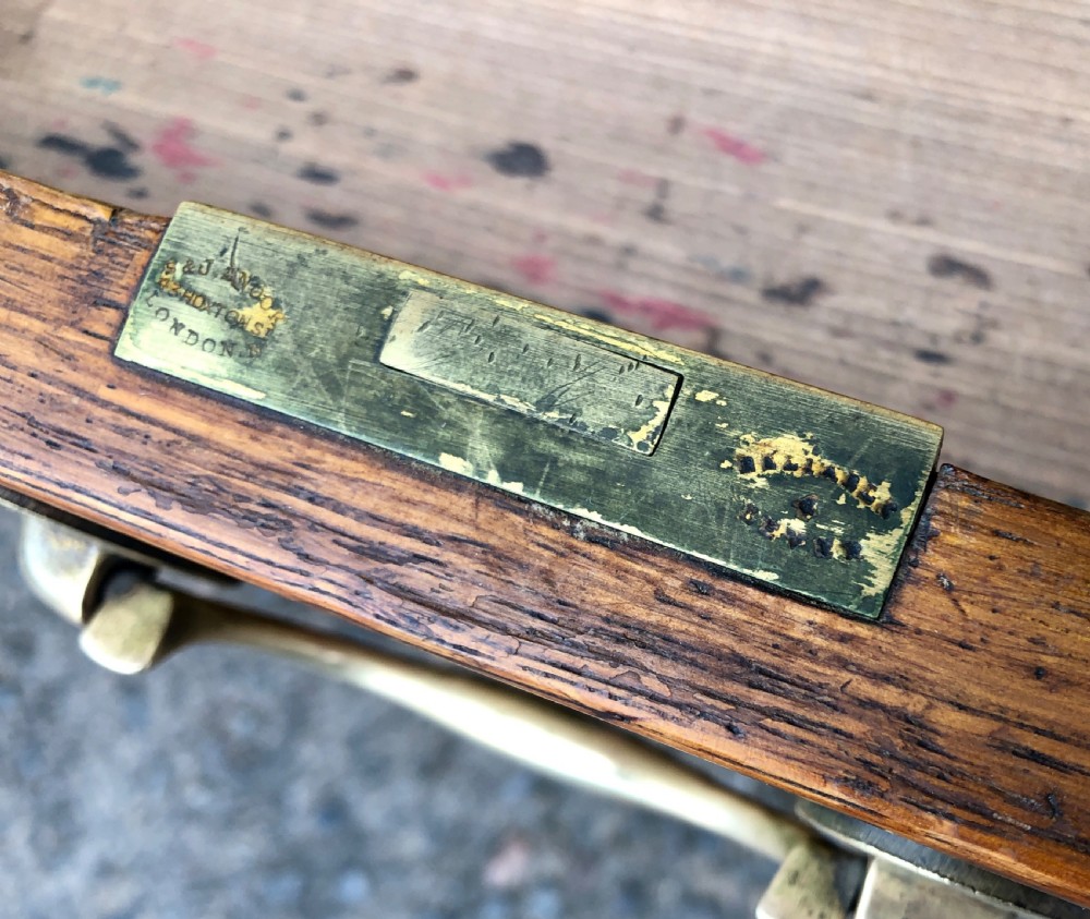 Antique Oak Library Table Desk View XVII