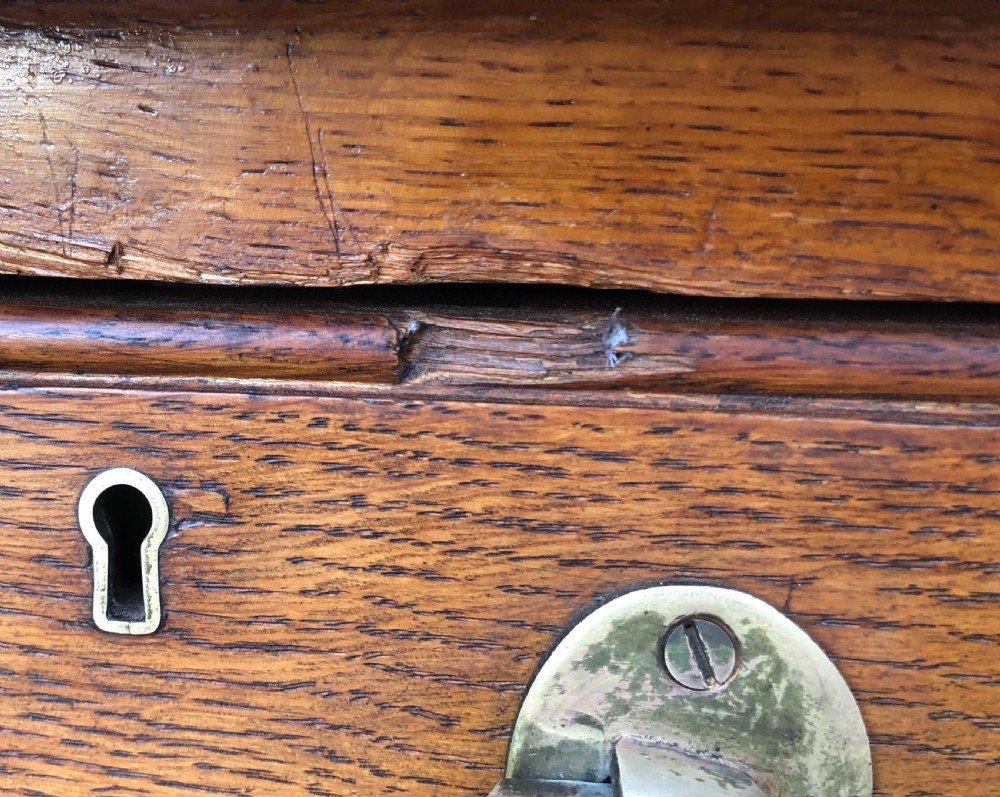 Antique Oak Library Table Desk View XVIII