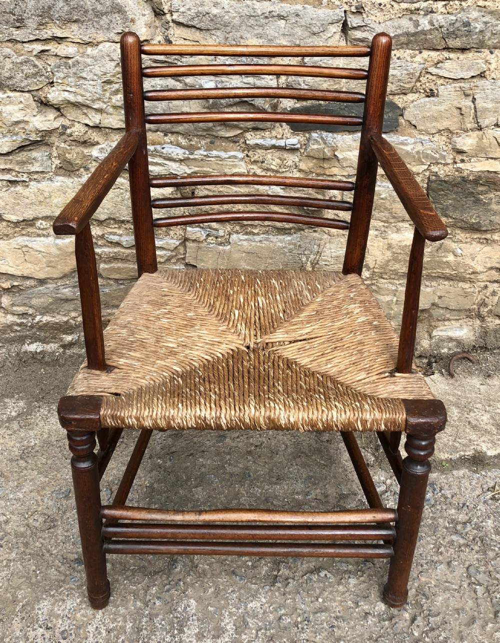 Antique Sussex Style Country Chair 