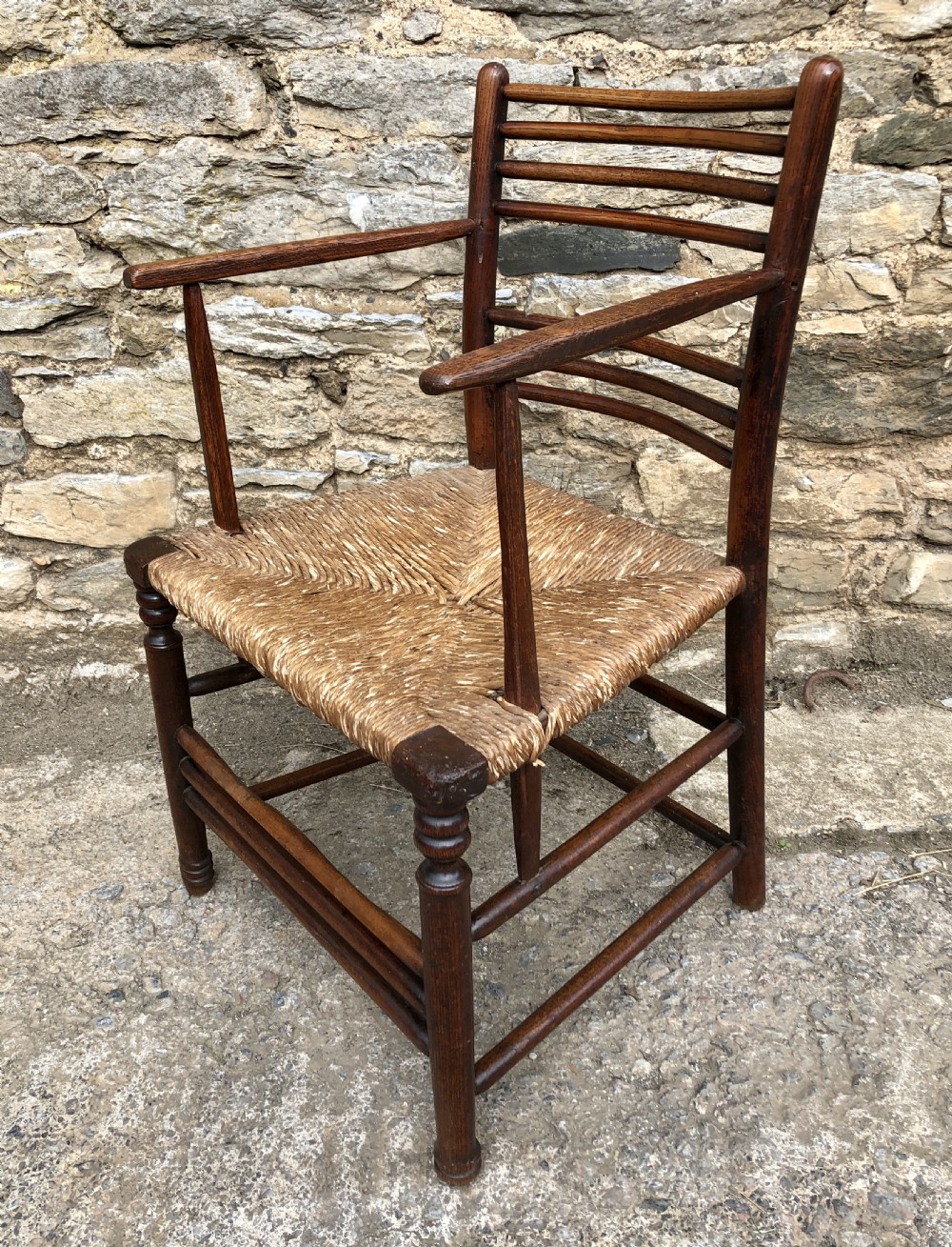 Antique Sussex Style Country Chair  View II