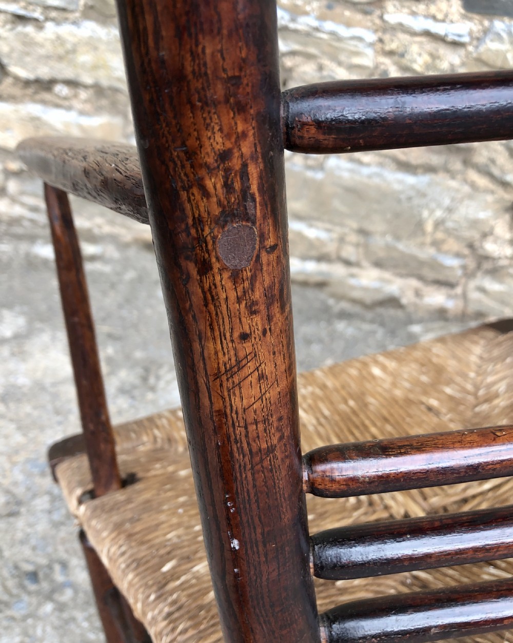 Antique Sussex Style Country Chair  View XI