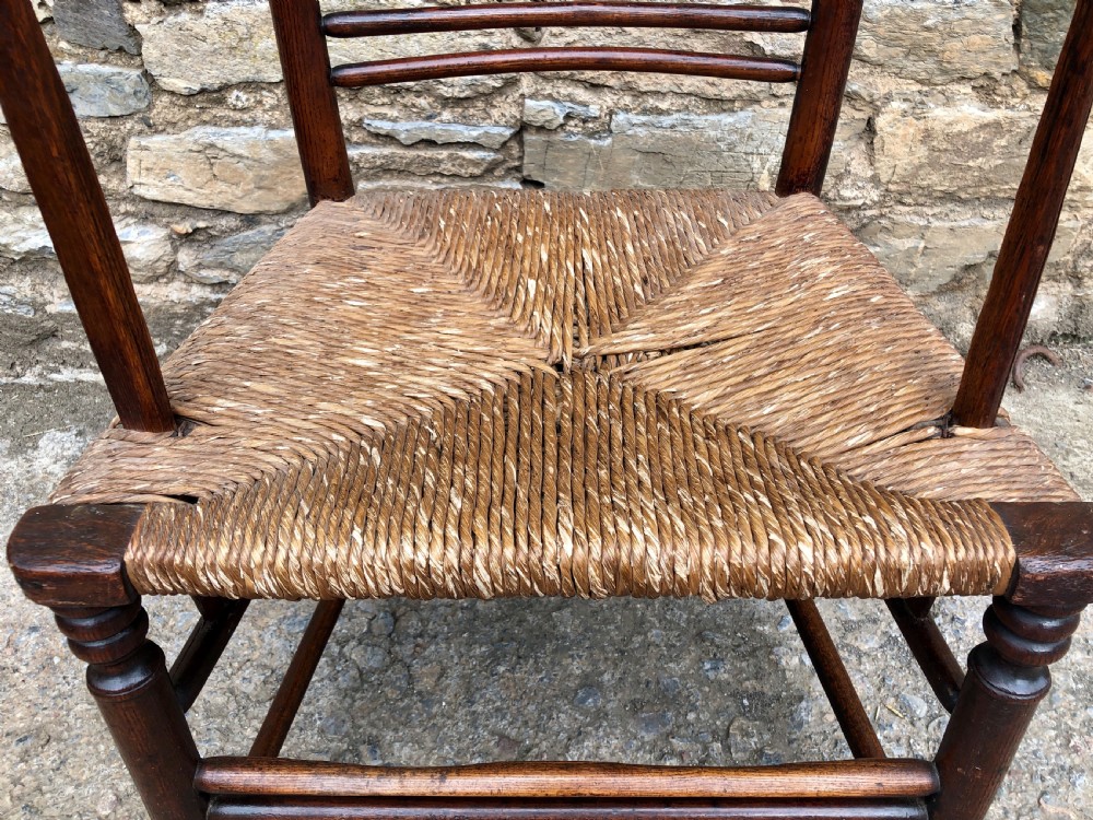 Antique Sussex Style Country Chair  View XIII