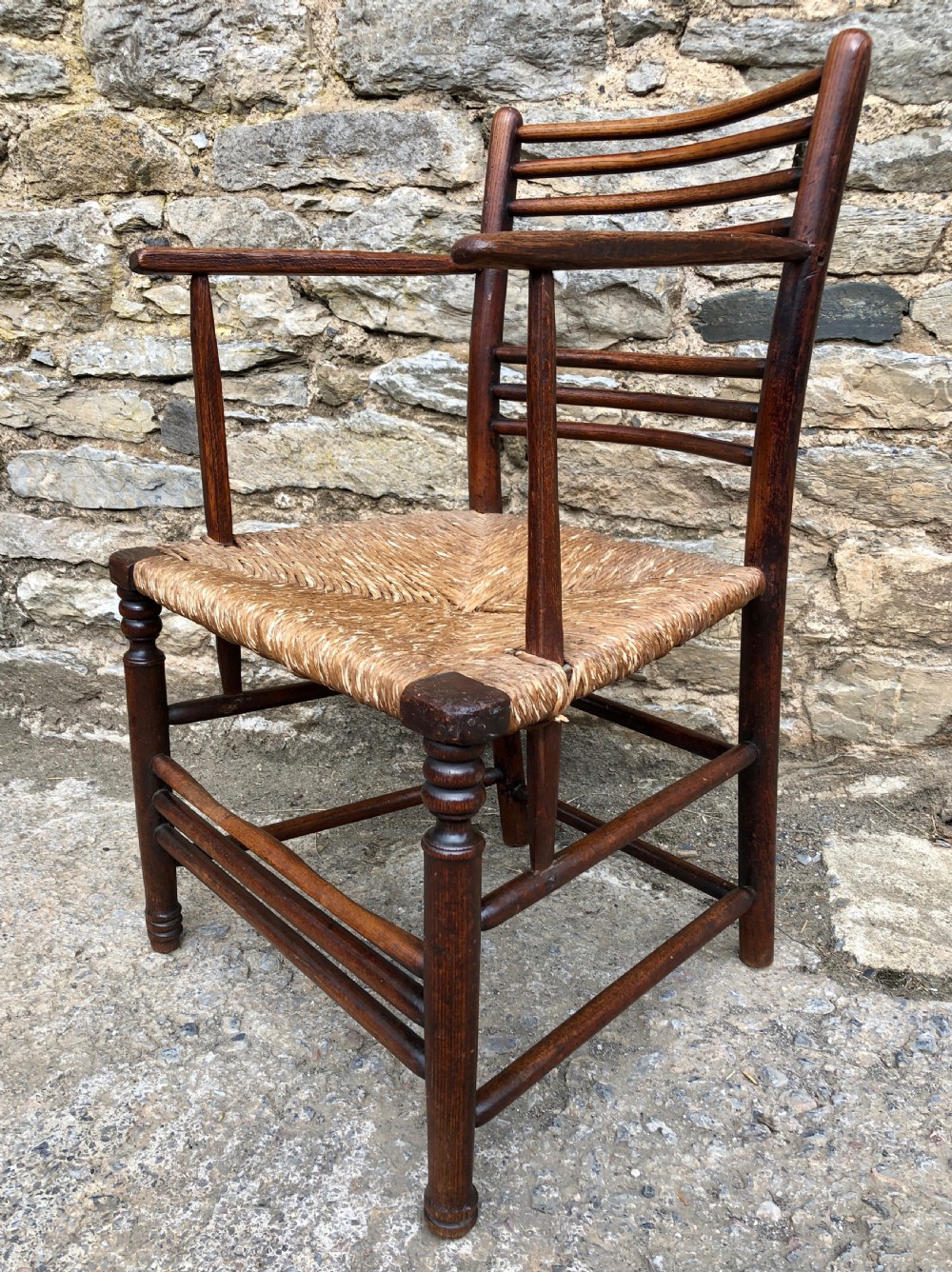 Antique Sussex Style Country Chair  View XV
