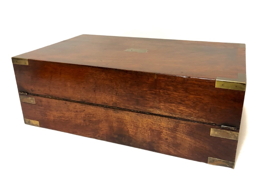 Antique Victorian Mahogany Writing Slope Box View IV