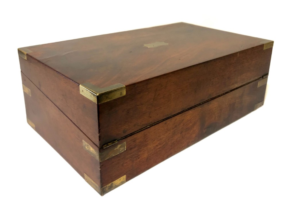 Antique Victorian Mahogany Writing Slope Box View VII