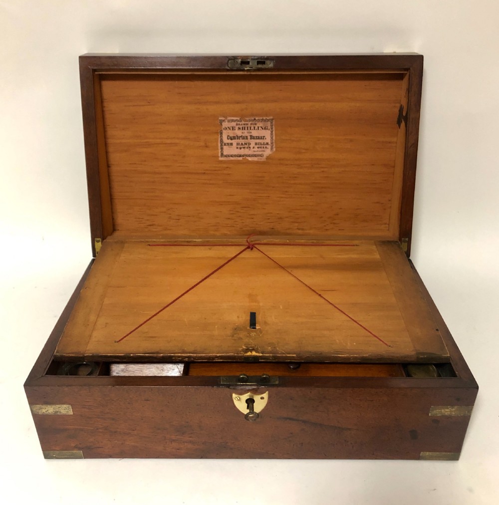 Antique Victorian Mahogany Writing Slope Box View XIII