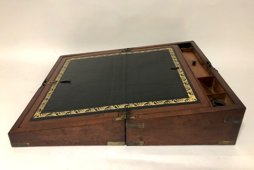 Antique Victorian Mahogany Writing Slope Box View XV