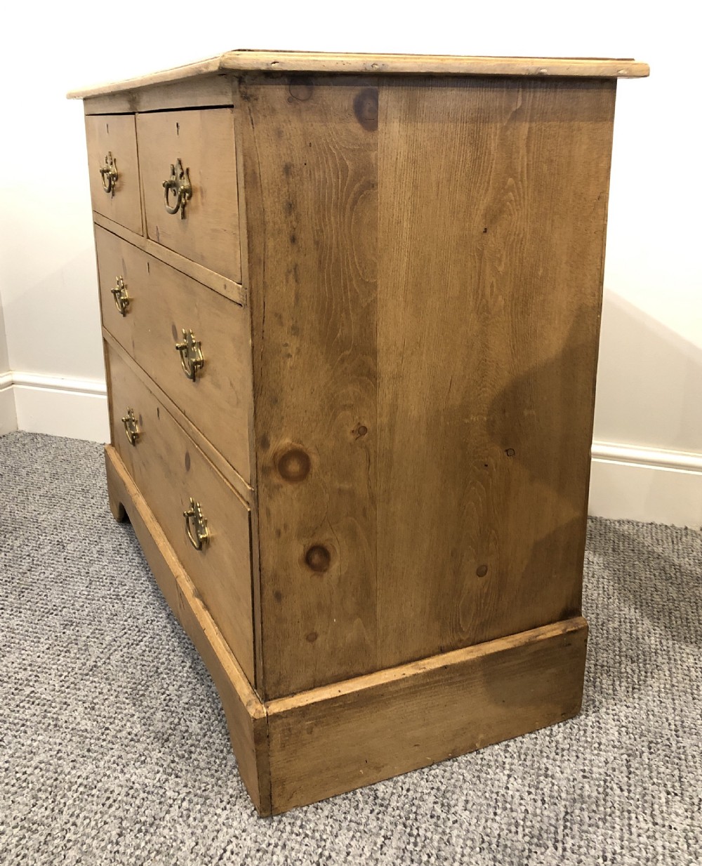 Small Antique Pine Chest of Drawers  View IV