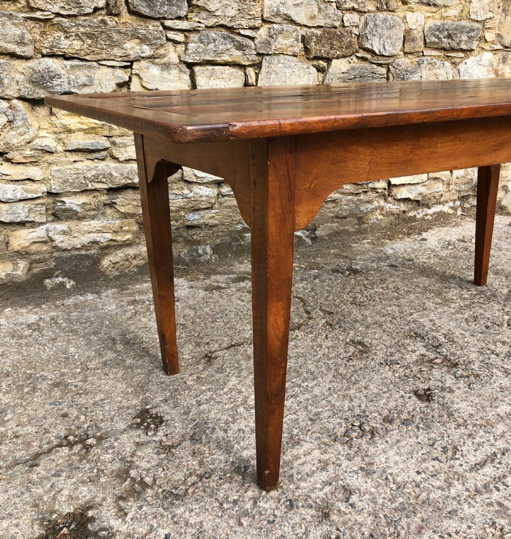 Antique French Walnut Farmhouse Table  View IV