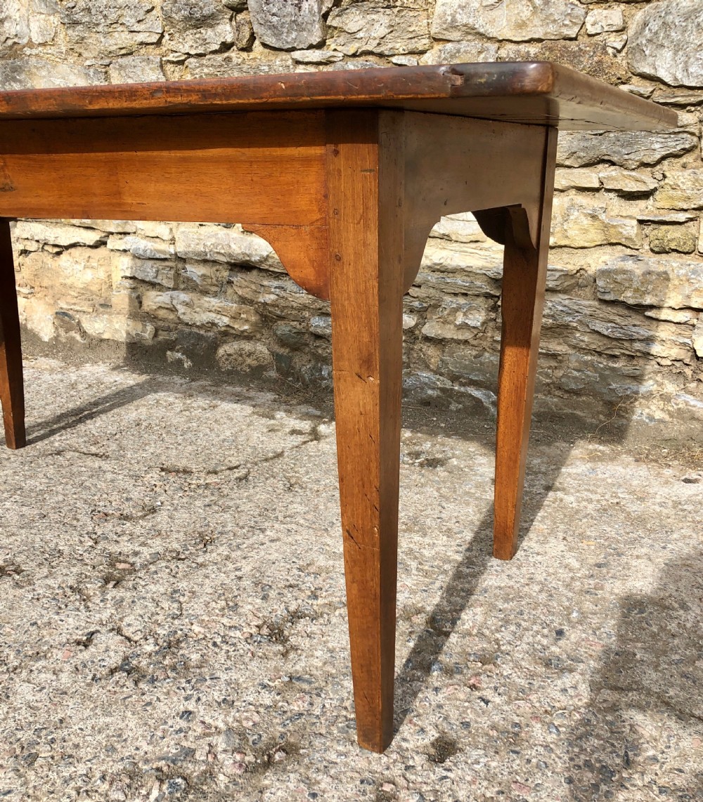 Antique French Walnut Farmhouse Table  View VI