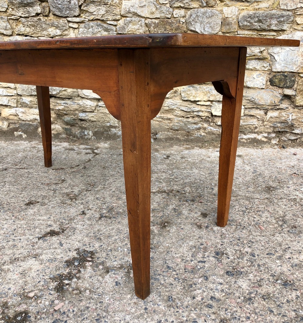 Antique French Walnut Farmhouse Table  View XII