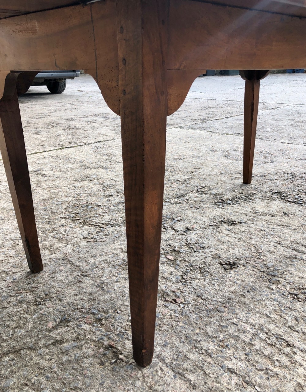 Antique French Walnut Farmhouse Table  View XXIII
