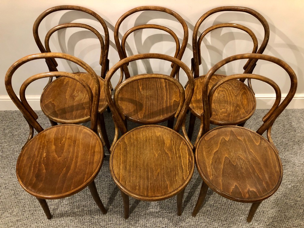 Set of 6 Bentwood Cafe Chairs  View IV